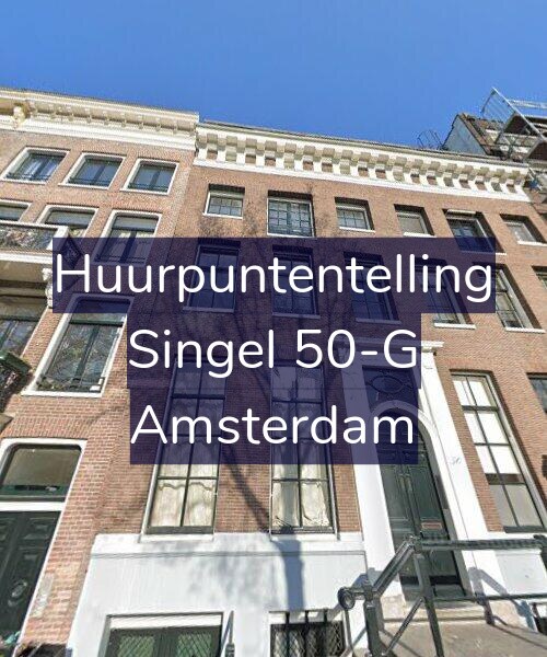 Foto gevel Huurpuntentelling voor Singel 50-G, Amsterdam