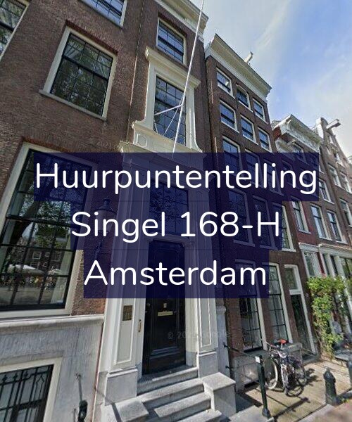 Foto gevel Huurpuntentelling voor Singel 168-H, Amsterdam