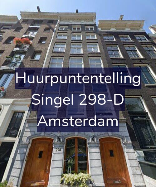 Foto gevel Huurpuntentelling voor Singel 298-D, Amsterdam