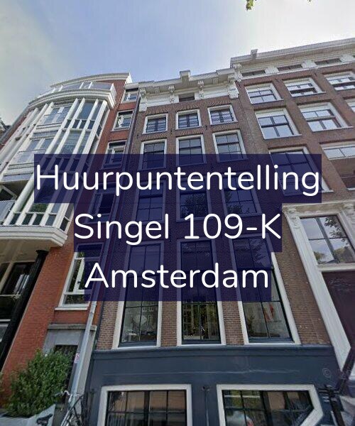 Foto gevel Huurpuntentelling voor Singel 109-K, Amsterdam