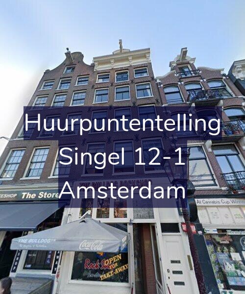 Foto gevel Huurpuntentelling voor Singel 12-1, Amsterdam