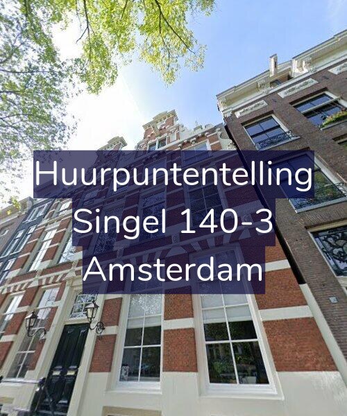 Foto gevel Huurpuntentelling voor Singel 140-3, Amsterdam