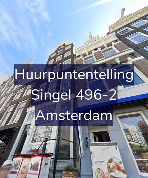 Foto gevel Huurpuntentelling voor Singel 496-2, Amsterdam