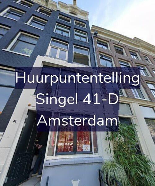 Foto gevel Huurpuntentelling voor Singel 41-D, Amsterdam