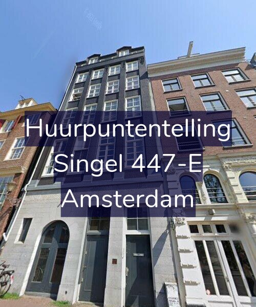 Foto gevel Huurpuntentelling voor Singel 447-E, Amsterdam