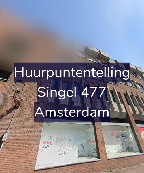 Foto gevel Huurpuntentelling voor Singel 477, Amsterdam