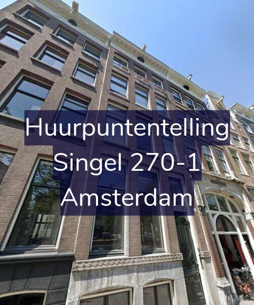 Foto gevel Huurpuntentelling voor Singel 270-1, Amsterdam