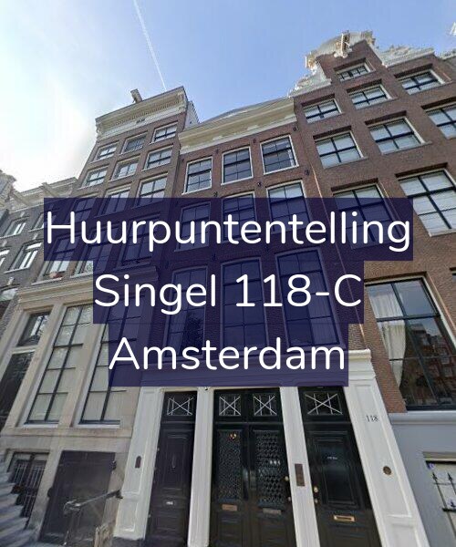 Foto gevel Huurpuntentelling voor Singel 118-C, Amsterdam