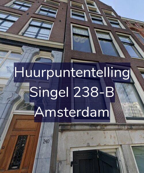 Foto gevel Huurpuntentelling voor Singel 238-B, Amsterdam