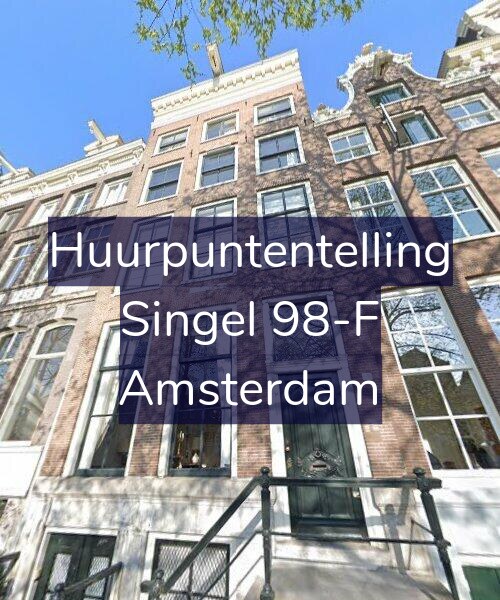Foto gevel Huurpuntentelling voor Singel 98-F, Amsterdam
