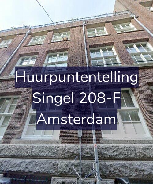 Foto gevel Huurpuntentelling voor Singel 208-F, Amsterdam