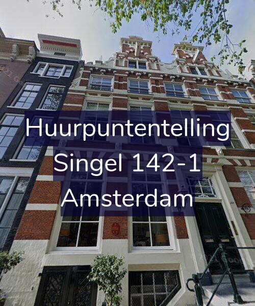 Foto gevel Huurpuntentelling voor Singel 142-1, Amsterdam