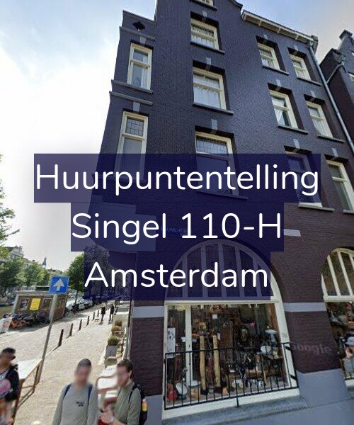 Foto gevel Huurpuntentelling voor Singel 110-H, Amsterdam
