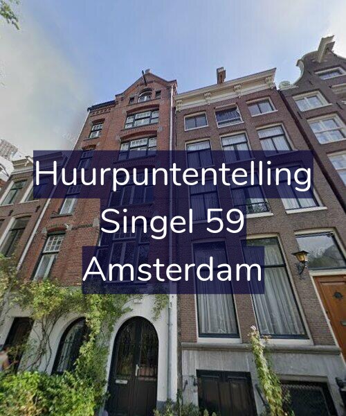 Foto gevel Huurpuntentelling voor Singel 59, Amsterdam