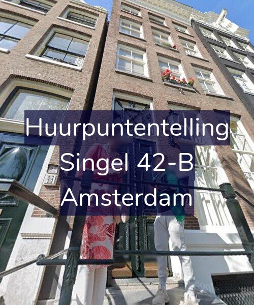 Foto gevel Huurpuntentelling voor Singel 42-B, Amsterdam