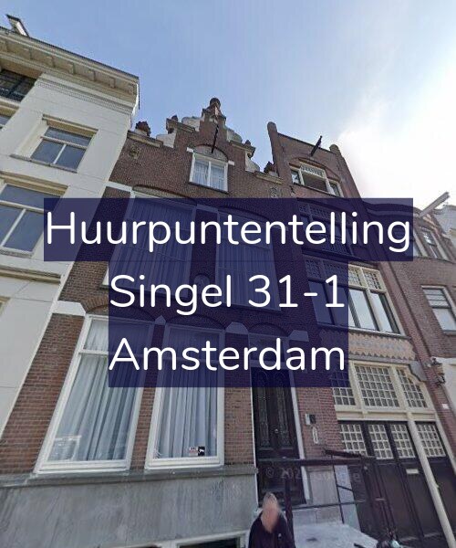 Foto gevel Huurpuntentelling voor Singel 31-1, Amsterdam