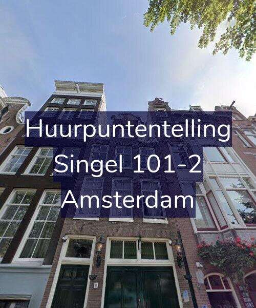 Foto gevel Huurpuntentelling voor Singel 101-2, Amsterdam