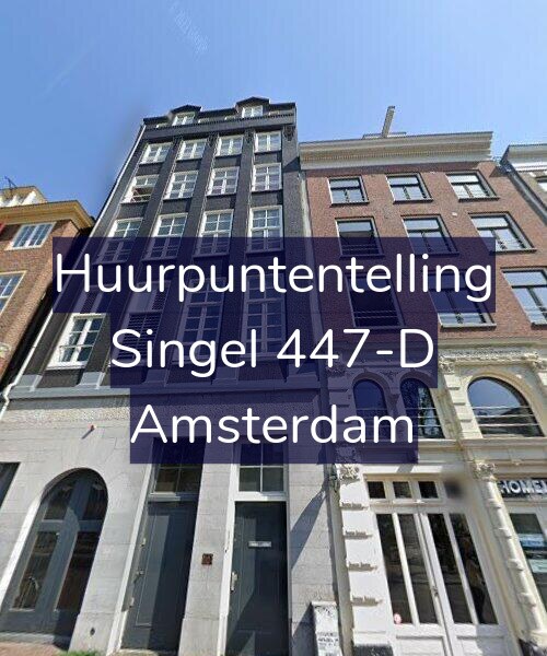 Foto gevel Huurpuntentelling voor Singel 447-D, Amsterdam