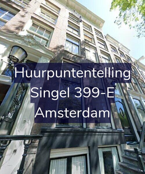 Foto gevel Huurpuntentelling voor Singel 399-E, Amsterdam