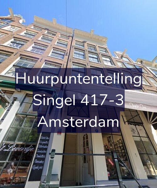 Foto gevel Huurpuntentelling voor Singel 417-3, Amsterdam