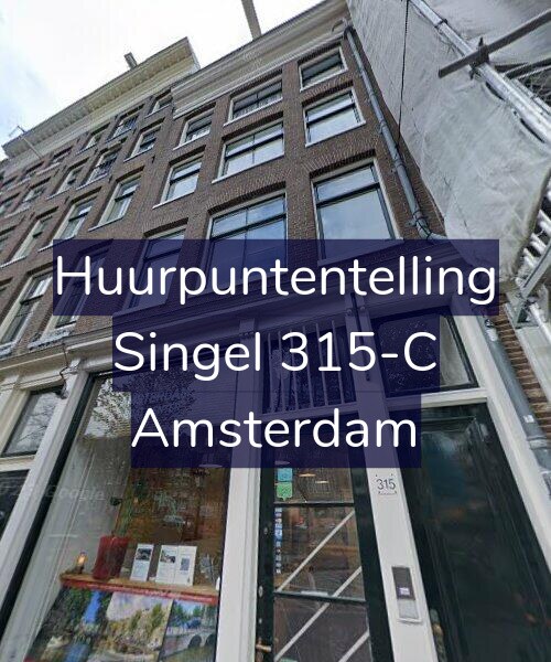 Foto gevel Huurpuntentelling voor Singel 315-C, Amsterdam