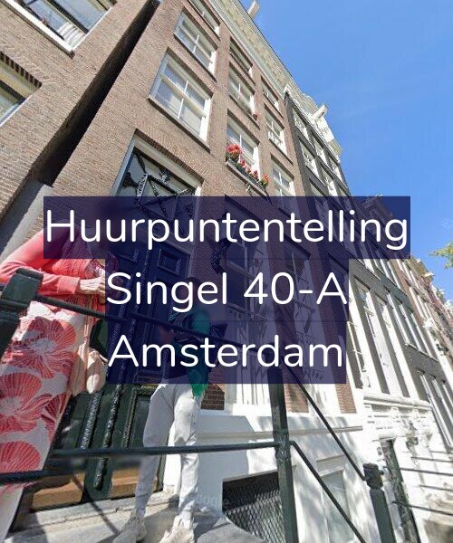 Foto gevel Huurpuntentelling voor Singel 40-A, Amsterdam