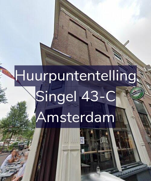 Foto gevel Huurpuntentelling voor Singel 43-C, Amsterdam