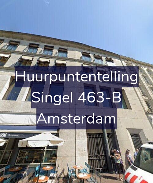 Foto gevel Huurpuntentelling voor Singel 463-B, Amsterdam