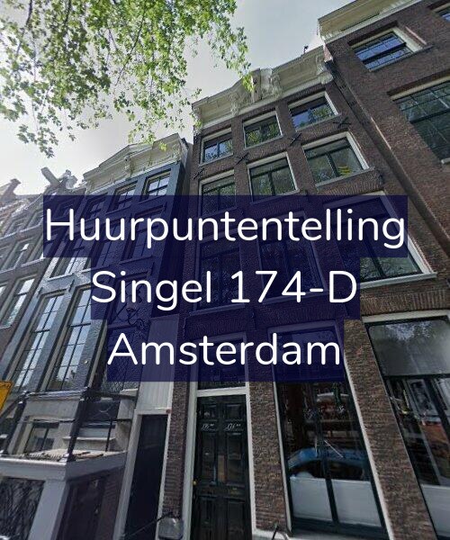 Foto gevel Huurpuntentelling voor Singel 174-D, Amsterdam
