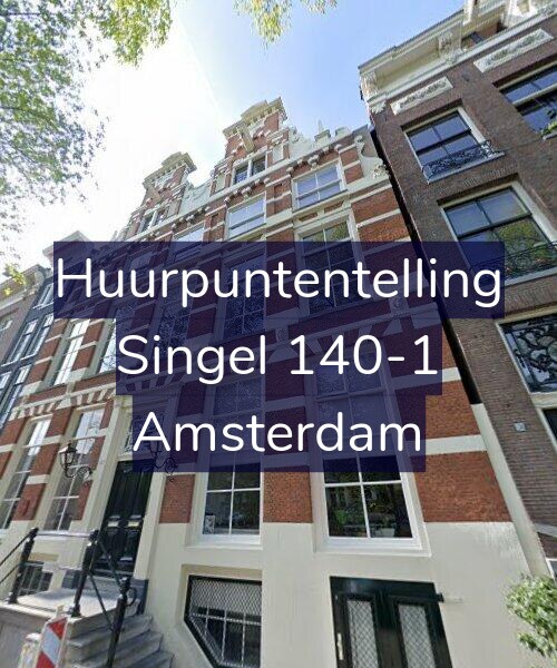 Foto gevel Huurpuntentelling voor Singel 140-1, Amsterdam