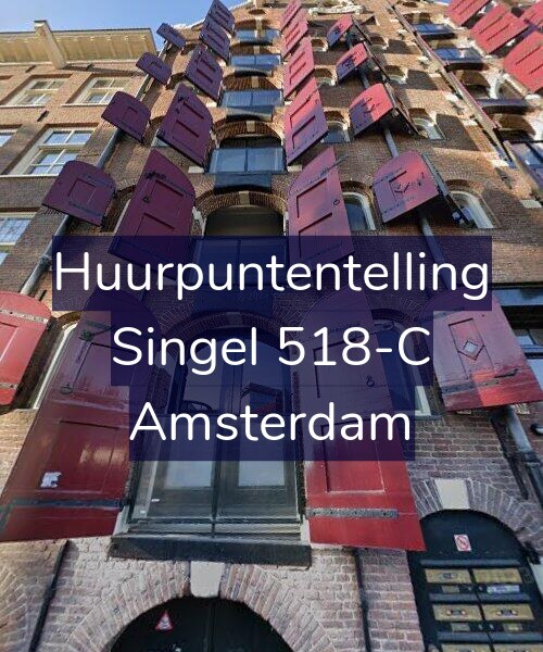 Foto gevel Huurpuntentelling voor Singel 518-C, Amsterdam