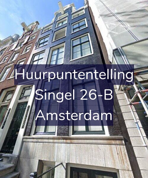Foto gevel Huurpuntentelling voor Singel 26-B, Amsterdam