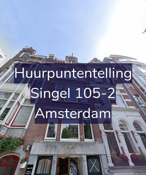 Foto gevel Huurpuntentelling voor Singel 105-2, Amsterdam
