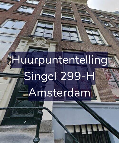 Foto gevel Huurpuntentelling voor Singel 299-H, Amsterdam