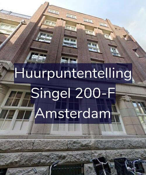 Foto gevel Huurpuntentelling voor Singel 200-F, Amsterdam