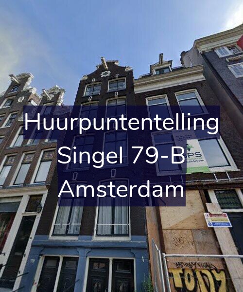 Foto gevel Huurpuntentelling voor Singel 79-B, Amsterdam