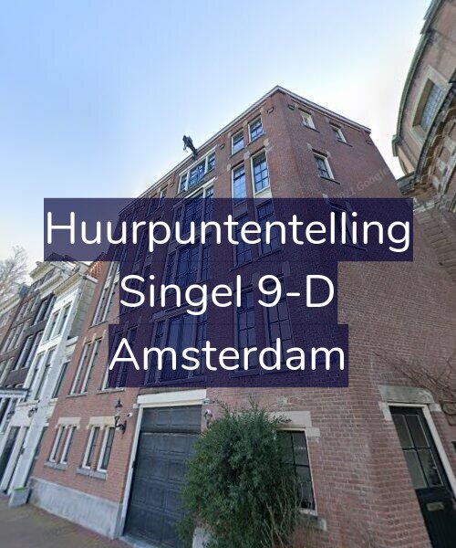 Foto gevel Huurpuntentelling voor Singel 9-D, Amsterdam