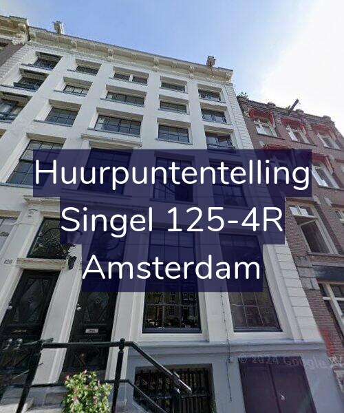 Foto gevel Huurpuntentelling voor Singel 125-4R, Amsterdam