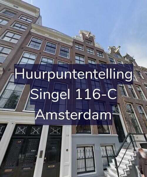 Foto gevel Huurpuntentelling voor Singel 116-C, Amsterdam
