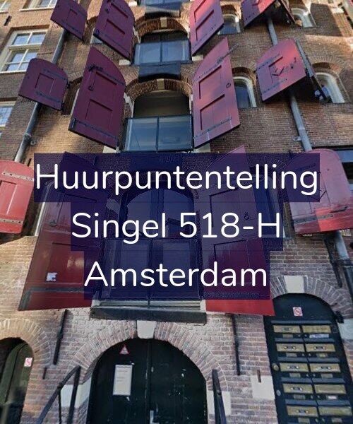 Foto gevel Huurpuntentelling voor Singel 518-H, Amsterdam