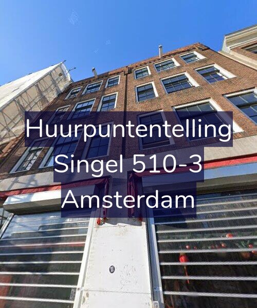 Foto gevel Huurpuntentelling voor Singel 510-3, Amsterdam