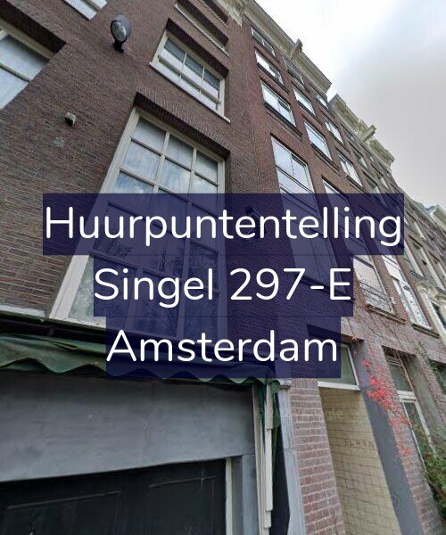 Foto gevel Huurpuntentelling voor Singel 297-E, Amsterdam