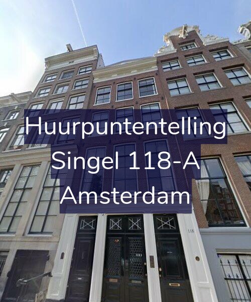 Foto gevel Huurpuntentelling voor Singel 118-A, Amsterdam