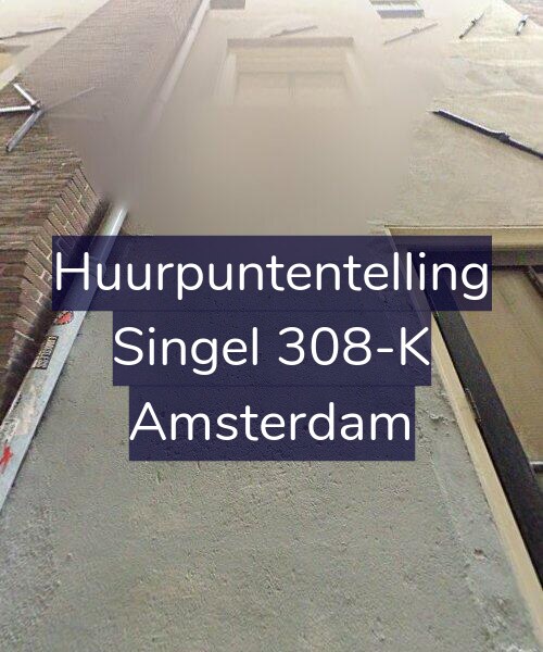 Foto gevel Huurpuntentelling voor Singel 308-K, Amsterdam