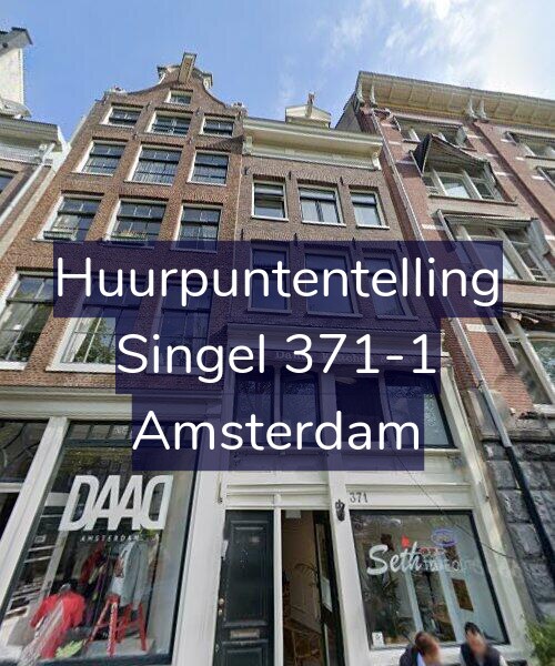 Foto gevel Huurpuntentelling voor Singel 371-1, Amsterdam
