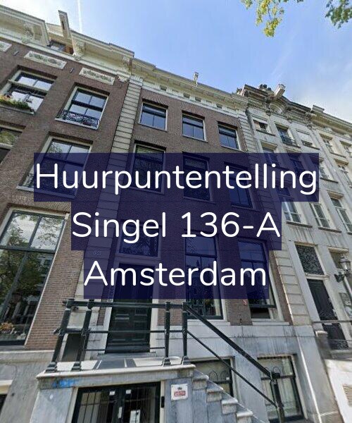 Foto gevel Huurpuntentelling voor Singel 136-A, Amsterdam