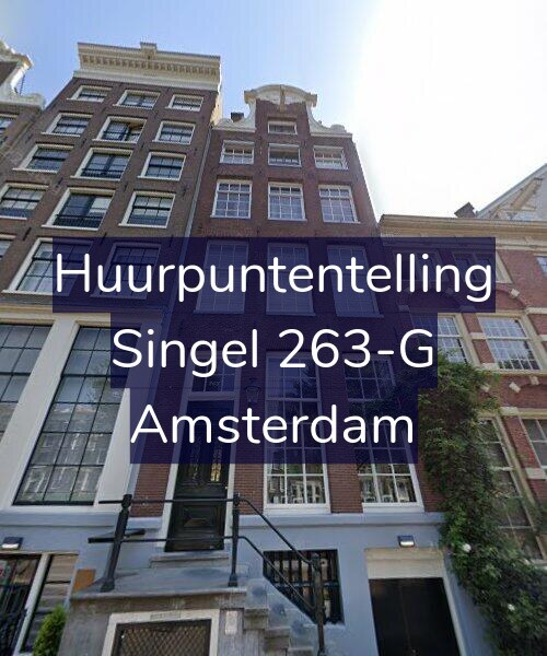 Foto gevel Huurpuntentelling voor Singel 263-G, Amsterdam