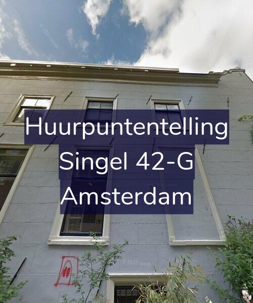 Foto gevel Huurpuntentelling voor Singel 42-G, Amsterdam