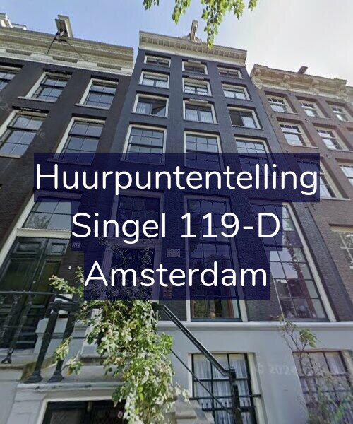 Foto gevel Huurpuntentelling voor Singel 119-D, Amsterdam