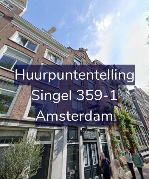 Foto gevel Huurpuntentelling voor Singel 359-1, Amsterdam